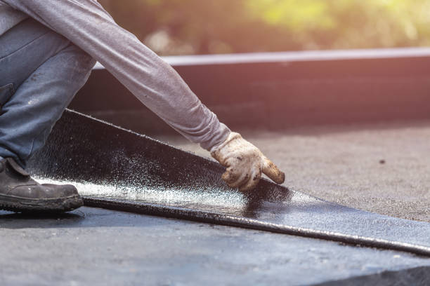 Professional Basement Waterproofing technician working in Church Hill, MD